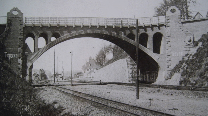 Mainzer Bruecke Treysa um 1910